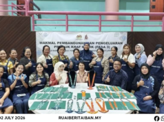 PPKK Lawas negapka pengelandik komuniti nengah Makmal Kraf Manik enggau Batik Linut Renggat 3