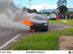 Raban bomba mujur madamka Api, penusah angus Bonnet Mua Proton Saga