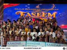 Sarawak nyulut dalam seni pemerindang, champion ari lima kategori TASEEM 2026