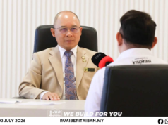 Inovasyen “Water Bag” JKR Sarawak nambahka pemenuh enggau penegap tanah ami