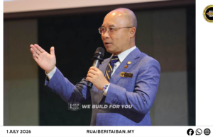 Direktor Kereja Raya Sarawak Ngemeratka Pengelandik Komunikasyen Dalam Pemansang Modal Mensia