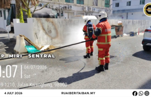 Paip gis angus ba Jalai Keang Tung mujur dirara bomba