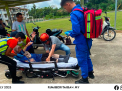 APM Pelilih Saratok bejalaika operasyen mantu siku mansa dalam penusah jalai alun