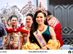 Mahkota nyadika tanggungpengawa, Negapka Orang Indu enggau Pesaka Asal Dayak — Lydia Desmond