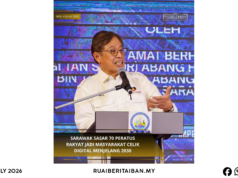 Sarawak nagit 70 peratus rayat landik digital manggai taun 2030